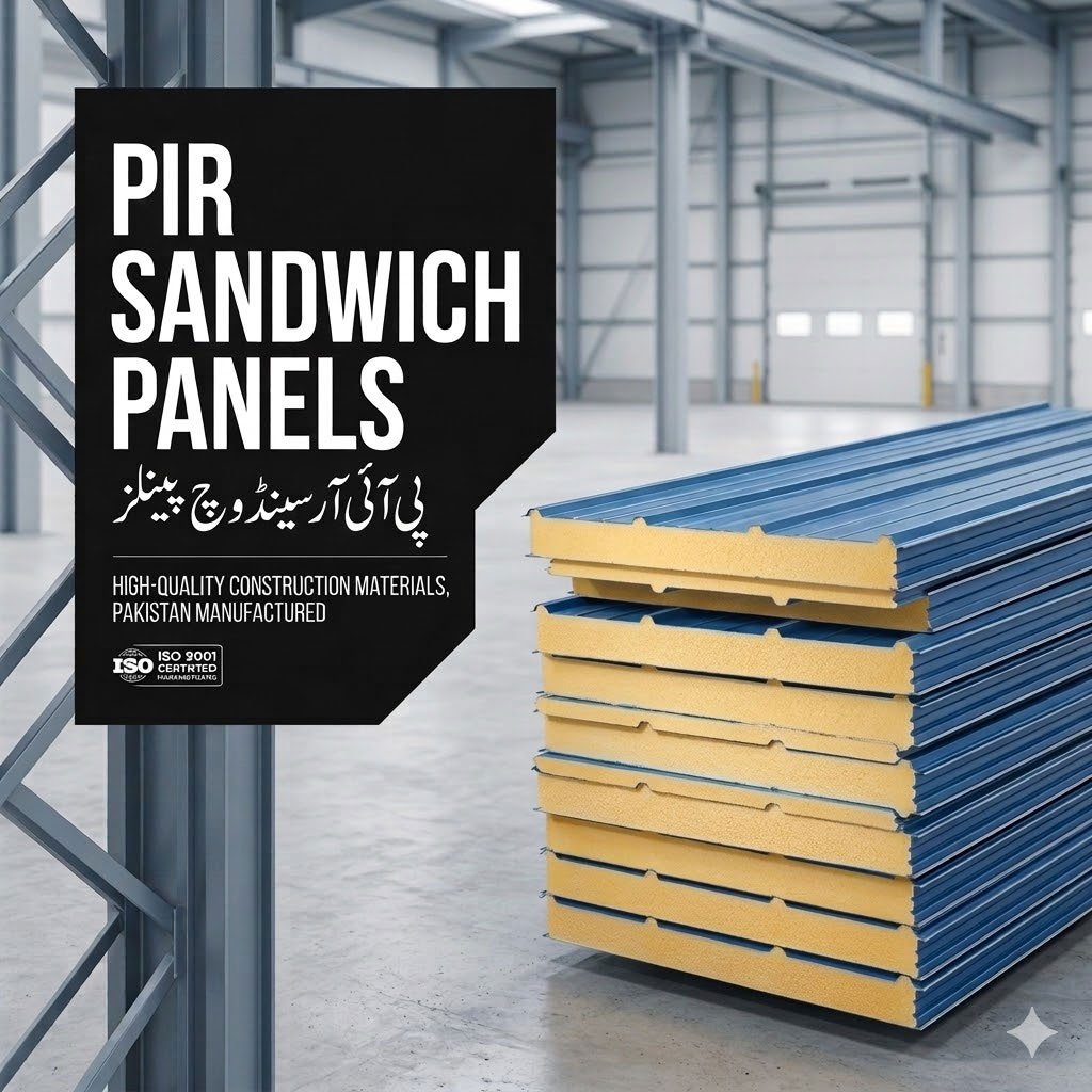 PIR fire-resistant sandwich panel for industrial and commercial use in Pakistan